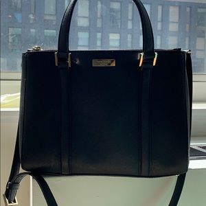 Kate Spade black cross-body bag